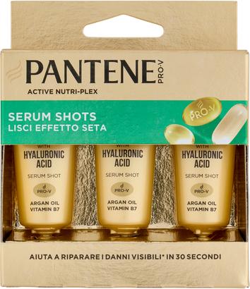 Pantene Pro-V Smooth Silk Effect Active Nutri-Plex Serum Shots - 3x15 Ml (45 ml)