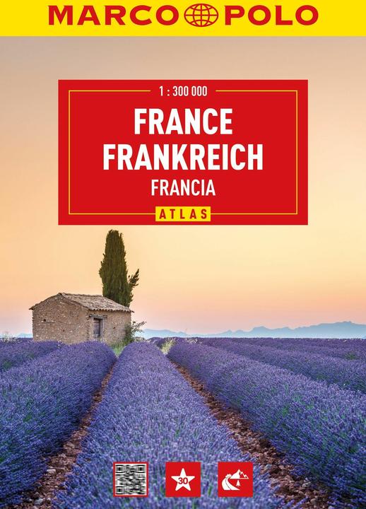 Reiseatlas Frankreich 1:300.000