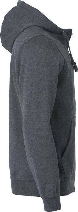 Image du produit Clique Basic Hoodie avec fermeture éclair sur toute la longueur (S)