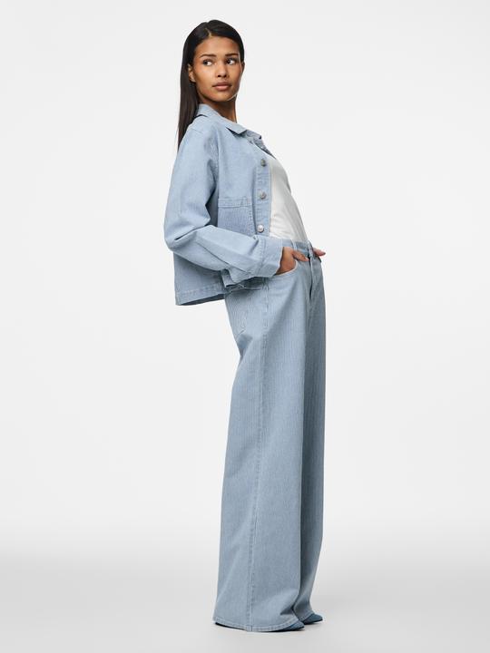 Produktbild Pieces PCBILLO MW GESTREIFTE Wide Fit Jeans (S)