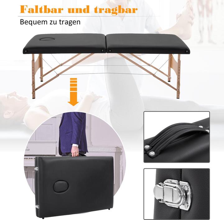 Image du produit Homcom Table de massage mobile