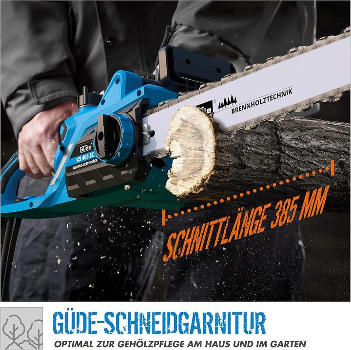 Image du produit Güde Tronçonneuse électrique KS 405 EC - 95033 (Scie à chaîne électrique)