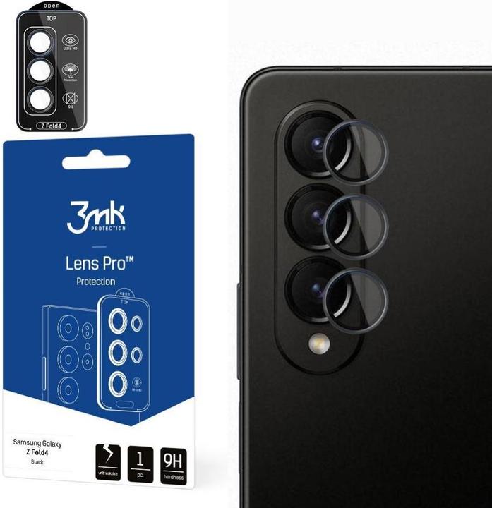 Actual product image 3MK Lens Protection Pro Sam Z Fold4 F936 Ochrona na obiektyw aparatu z ramką montażową 1szt. (1 pcs., Samsung Galaxy Z Fold4)