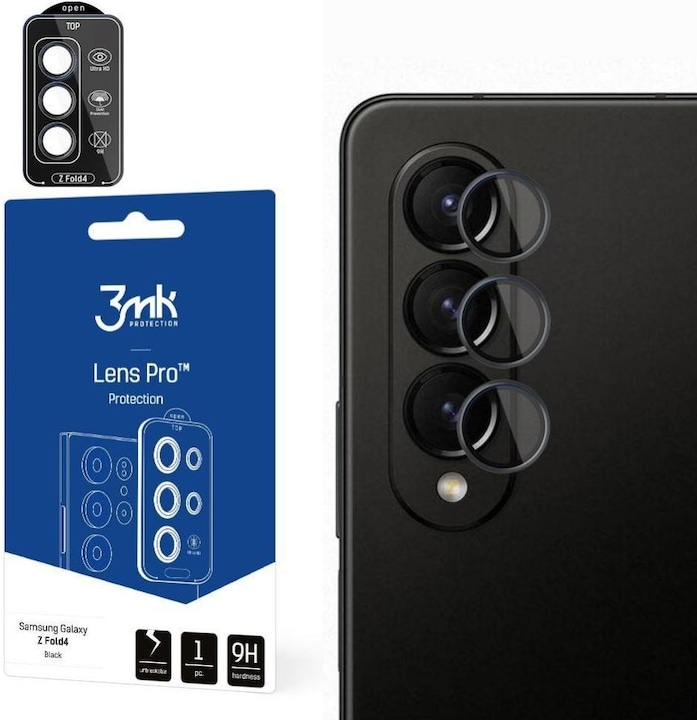 Produktbild 3MK Lens Protection Pro Sam Z Fold4 F936 Ochrona na obiektyw aparatu z ramką montażową 1szt. (1 Stück, Samsung Galaxy Z Fold4)
