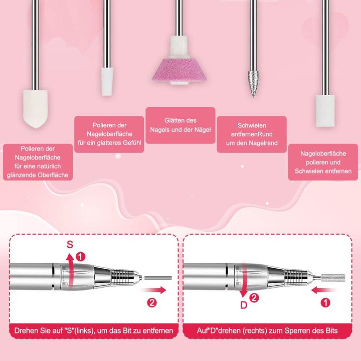 Actual product image Nailgirls Electric nail file