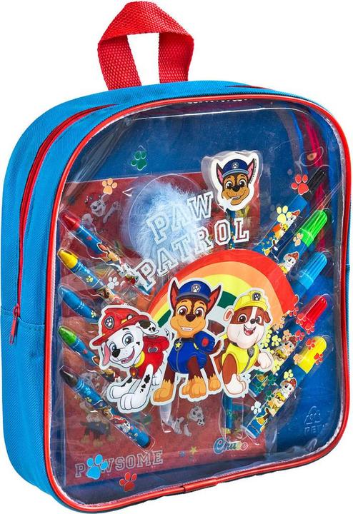 Actual product image Paw Patrol Backpack filled