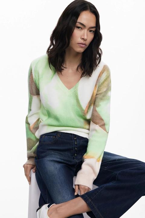 Produktbild Desigual Maglia Donna Verde (L)