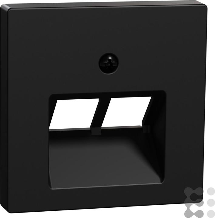 Produktbild Merten Zentralplatte 2f sw matt f. UAE-Einsatz MEG4522-0403