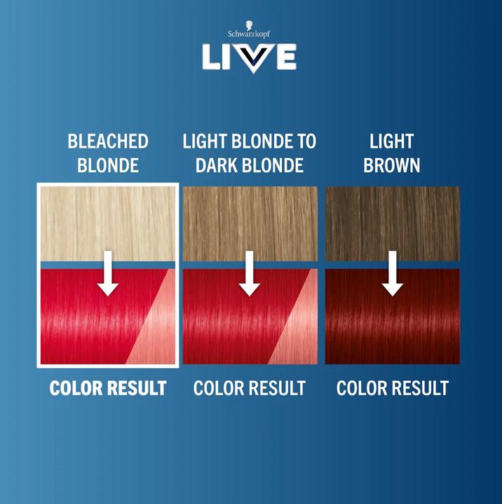 Produktbild Schwarzkopf Live Ultra Brights (92 Pillar Box Red)