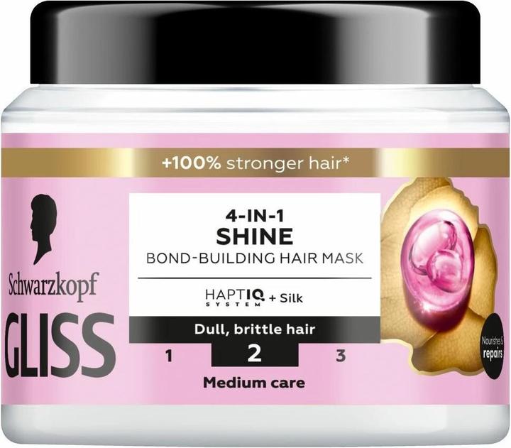 Produktbild Schwarzkopf Gliss 4-In-1 Shine Bond-Building Hair Mask - 400 Ml (400 ml)