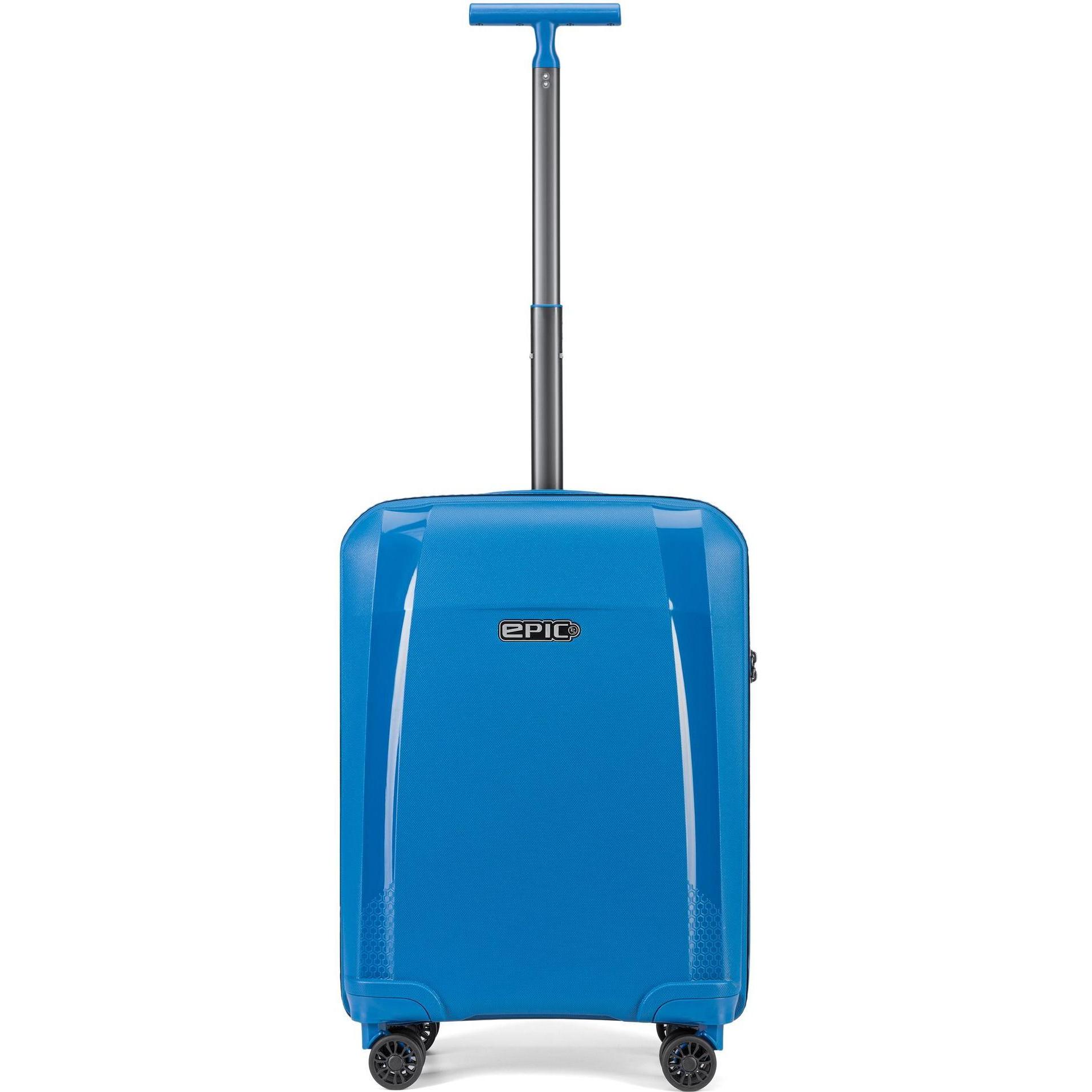 Epic, Koffer, Phantom SL 4-Rollen Kabinentrolley 55 cm, Blau, (40 l, Handgepäck (bis 50l))