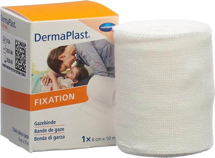 Produktbild DermaPlast Gazebinden 6 cm x 10 m