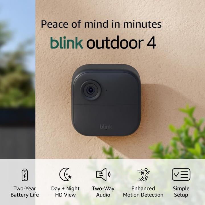 Actual product image Ring Blink Outdoor 4 - 2-CAM - EU (640 x 360 Pixels)