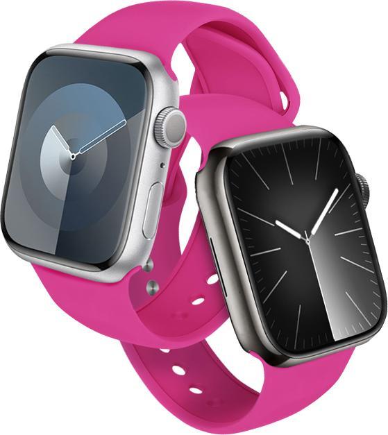 Actual product image Crong Liquid - Apple Watch Armband 38/40/41 mm (rosa) (Liquid silicone)