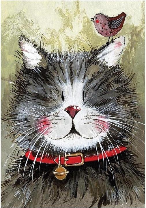 Alex Clark Art Küchentuch TT30 Klaus die Katze (65 x 45 cm)