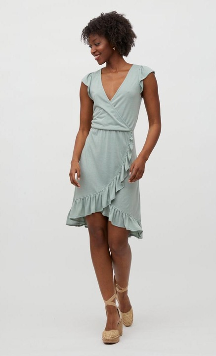 Produktbild Vila Kurzärmeliges Wickelkleid (L)