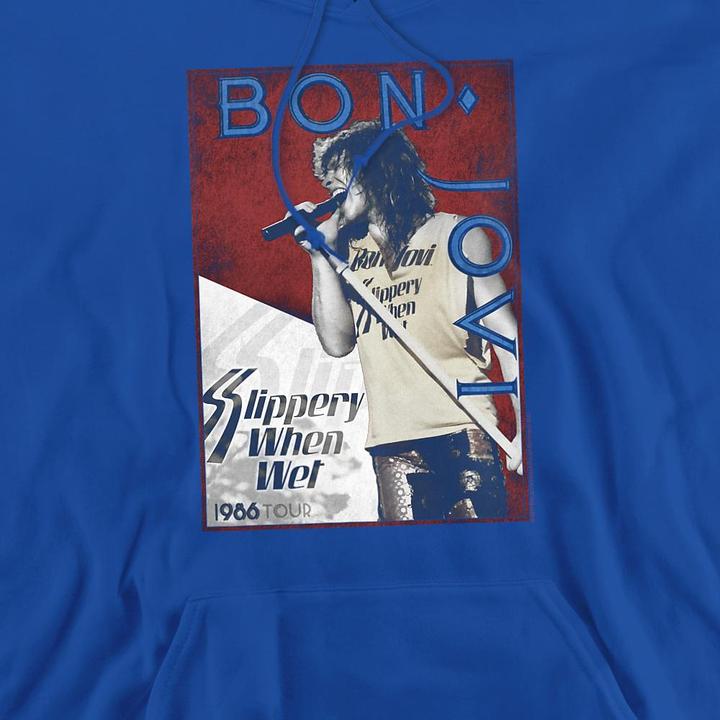Produktbild Bon Jovi 86 Tour Kapuzenpullover (M)