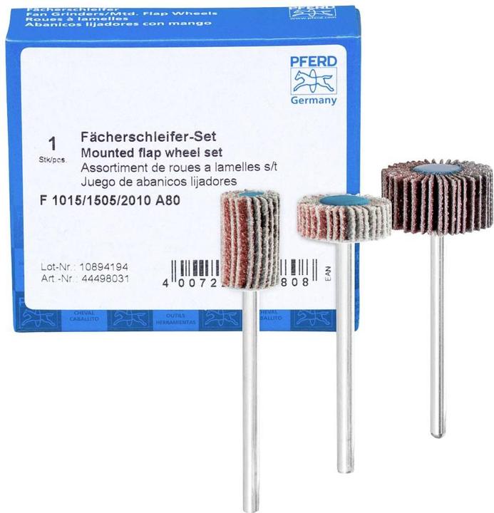 Actual product image Pferd Corundum A 80 flap disc set (80)