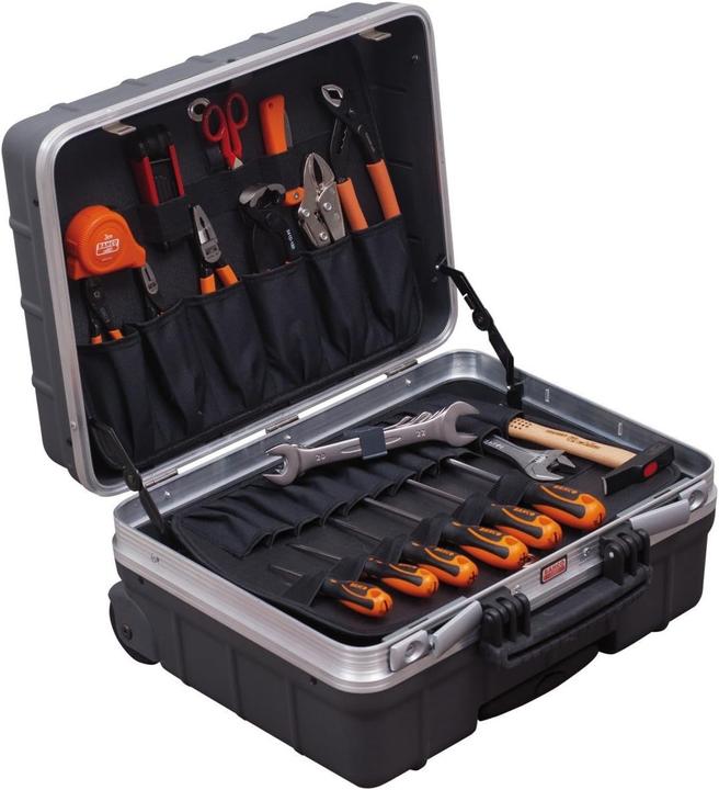 Irimo Stabiler Hartschalenkoffer auf Rädern mit Werkzeugsatz für den Allzweckeinsatz - 32-teilig (32 Teile)
