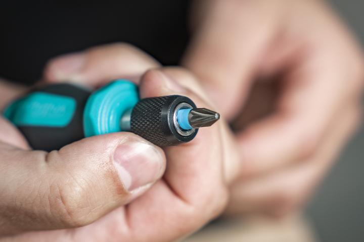 Actual product image wolfcraft 1 Hand-held screwdriver with bit attachment 76mm