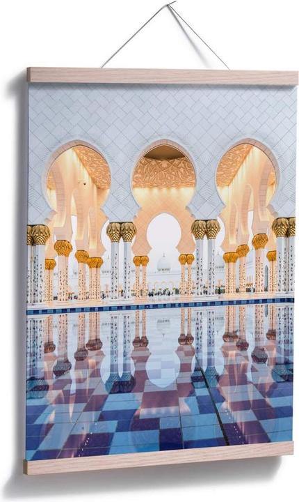 Actual product image Trenddeko Sheikh Zayed Mosque in Abu Dhabi (40 x 50 cm)