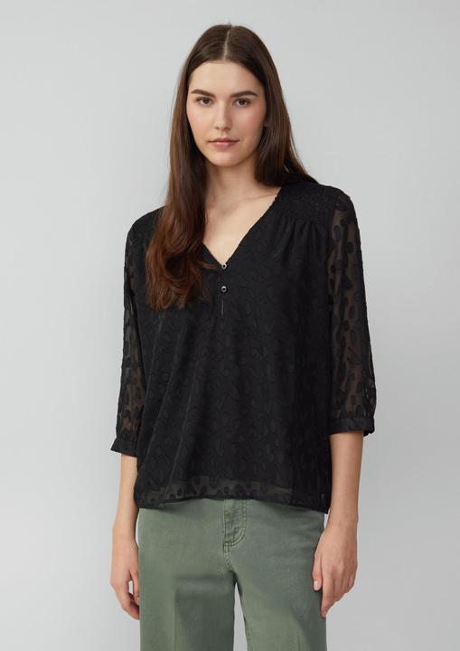 Image du produit S.Oliver Bluse Bluse aus Struktur-Chiffon im Relaxed Fit