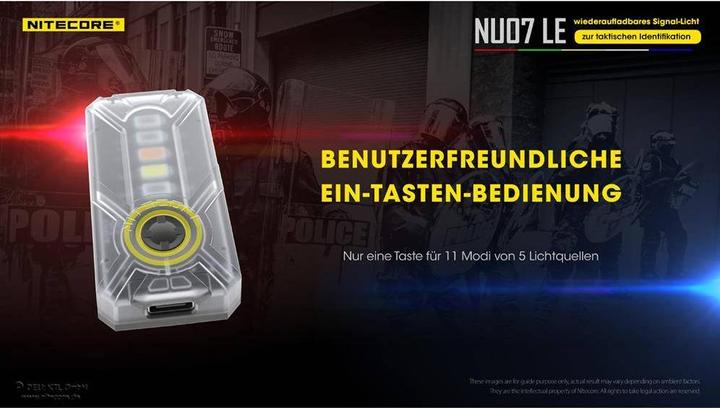 Produktbild Nitecore NU07 LE - Signalleuchte (6.20 cm, 15 lm)