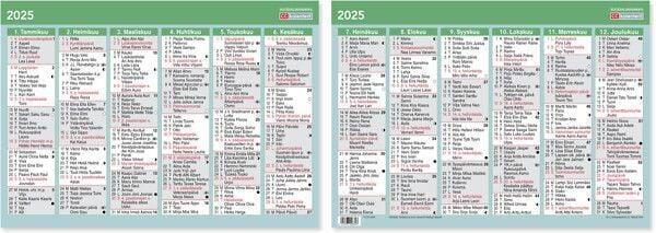 Actual product image RCK 2025 Annual Planner (Finnish)