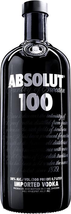 Absolut 100 Vodka aus Schweden