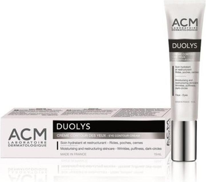 Image du produit ACM Duolys Moisturizing and Structuring Eye Cream 15ml (Gel pour le soin des yeux, 15 ml, Journée)