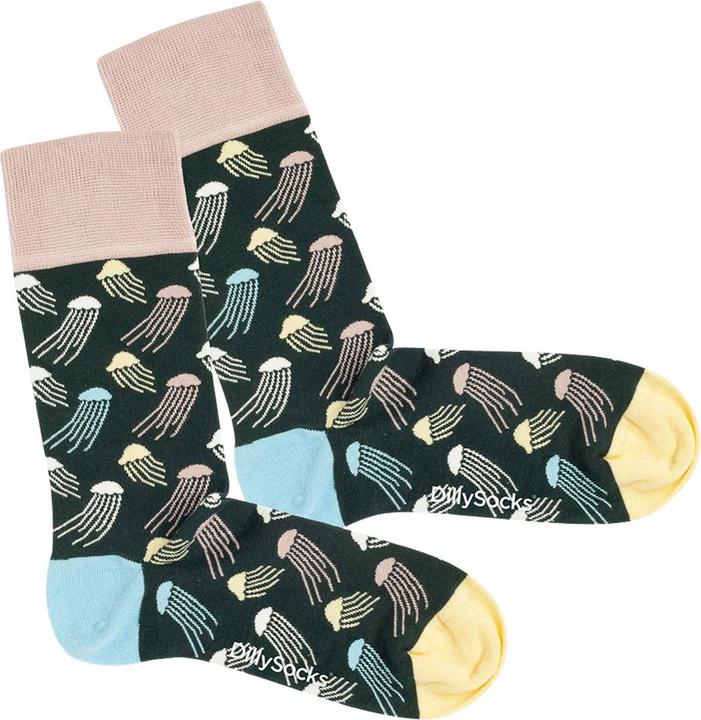Actual product image DillySocks Jellyfish Jungle (Single pack, 36 - 40)