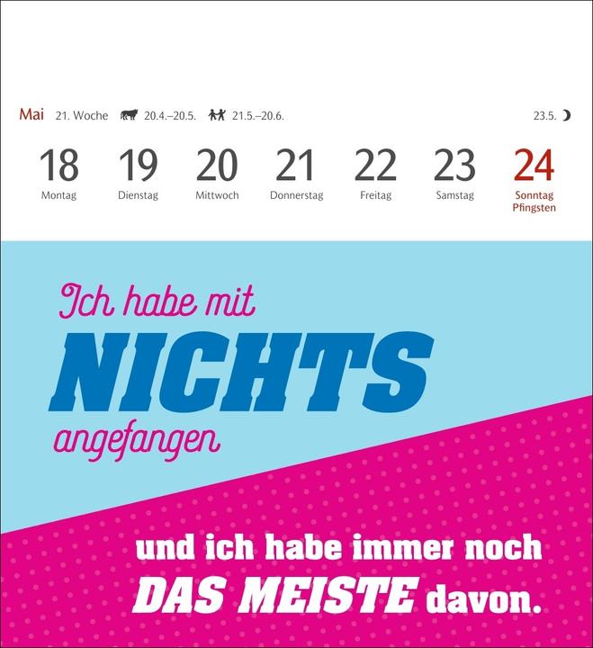 Produktbild Harenberg Der fette Vogel bricht den Ast Postkartenkalender 2026 - Wochenkalender - 53 Karten mit frechen