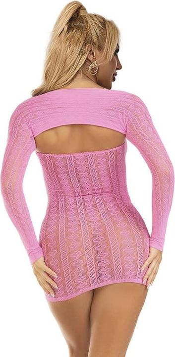 Produktbild Subblime 952471 ROSA NETZ-BODYSTOCKING EINE GRÃ–SSE (One Size)