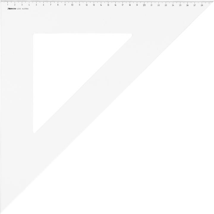 Nutritional values and ingredients Aristo Triangle plastic 45° (29.70 cm, Plastic)