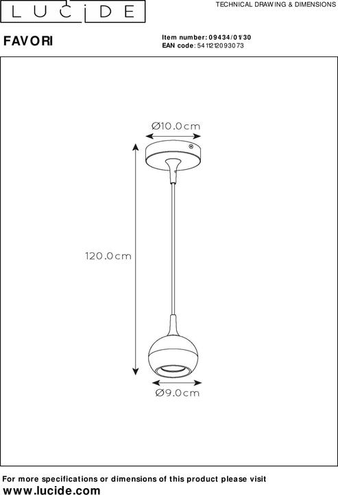 Produktbild Lucide Favori (GU10)