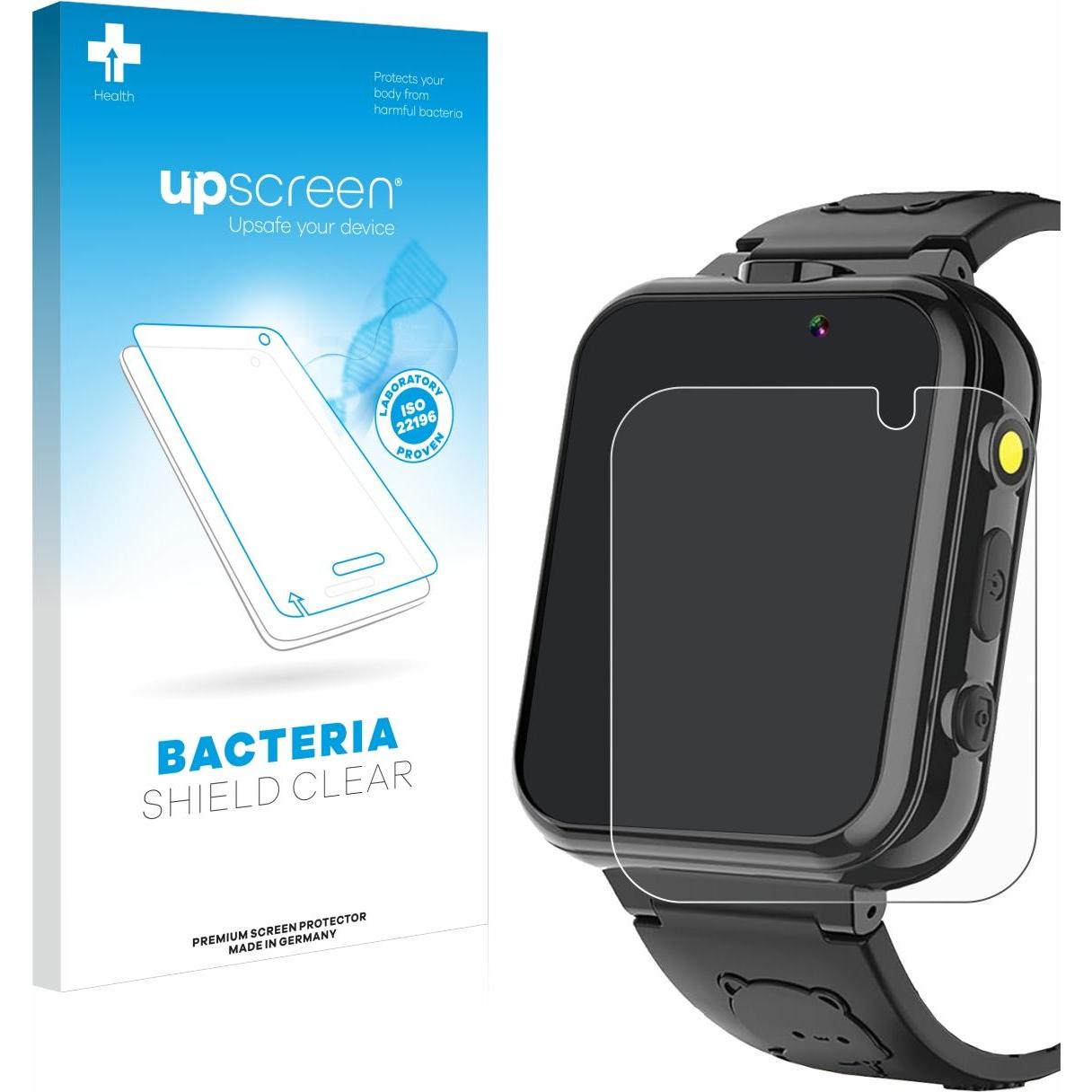 upscreen Schutzfolie Displayschutz Displayschutzfolie Folie Klar antibakteriell, Smartwatch Schutzfolie, Transparent