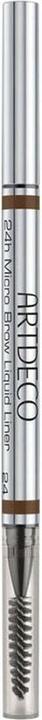 Actual product image Artdeco 24h Micro Brow Liquid Liner 24 medium brown (grey brown, Medium Brown)