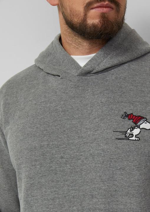 Produktbild s.Oliver Sweatshirt Kapuzen-Sweatshirt mit Peanuts®-Artwork (XXL)