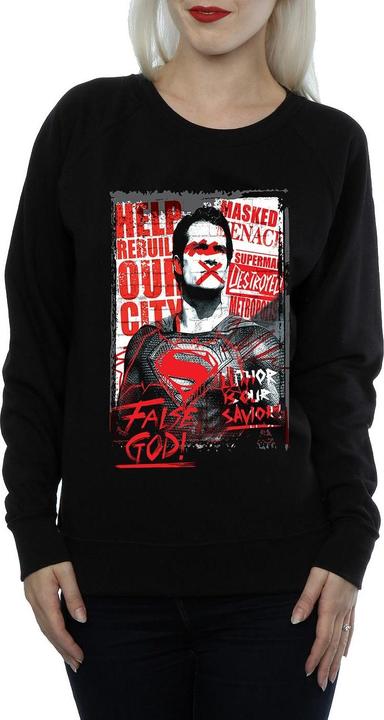 Image du produit - Sweat BATMAN SUPERMAN FALSE GOD - Femme (XS)