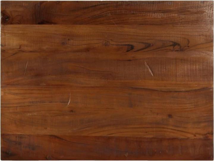 Actual product image vidaXL Table top Wooden table top Replacement table top Rectangular solid reclaimed wood (80 x 80 cm)