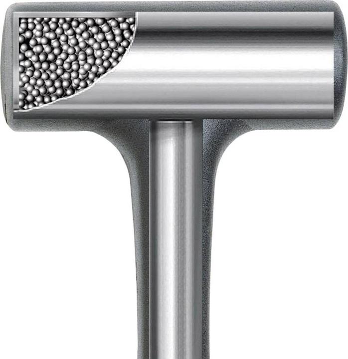 Actual product image Peddinghaus Non-rebound soft-face mallet - plastic-coated and metal body with steel ball centre (620 g)