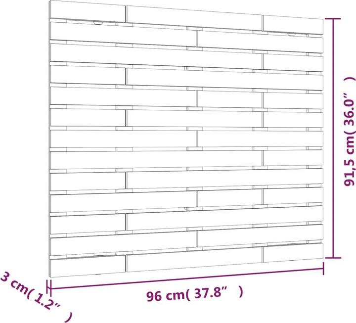 Immagine prodotto vidaXL Oksiutka (96 x 3 x 91,5 cm)