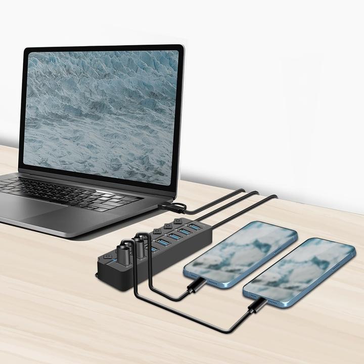 Produktbild LogiLink UA0420 (USB-C, 7 Ports)