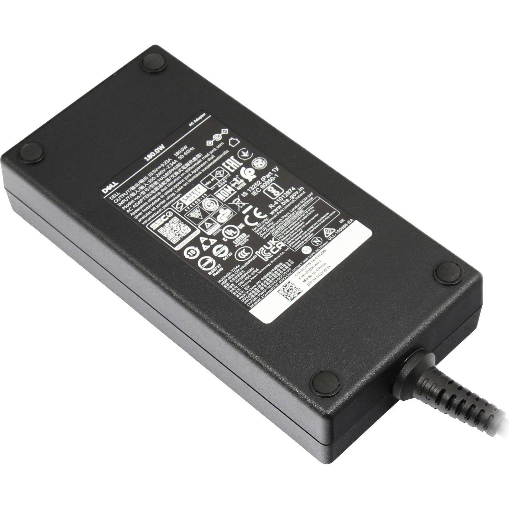 Dell 492-BFDJ (180 W), Notebook Netzteil, Schwarz