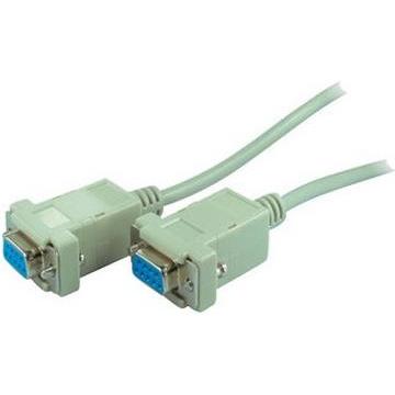 S-Conn DIVERSE Nullmodemkabel 9 POL. BU-BU 3m (3 m), Schnittstellenkabel