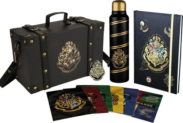 Actual product image Premium Hogwarts Crest Gift Set (Gift bag, 6 x)