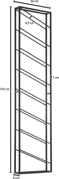Produktbild FineBuy Weinregal (36 x 8 x 150 cm, 8 Fl.)