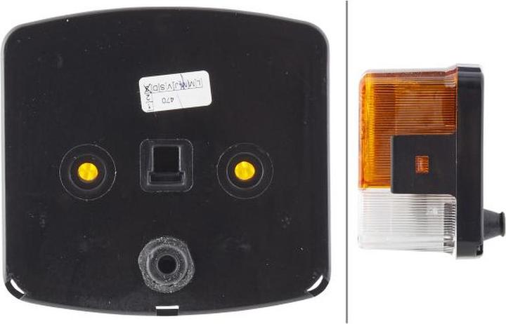Actual product image Hella Indicator light right halogen screwed for AGCO DEUTZ JOHN DEERE KUBOTA