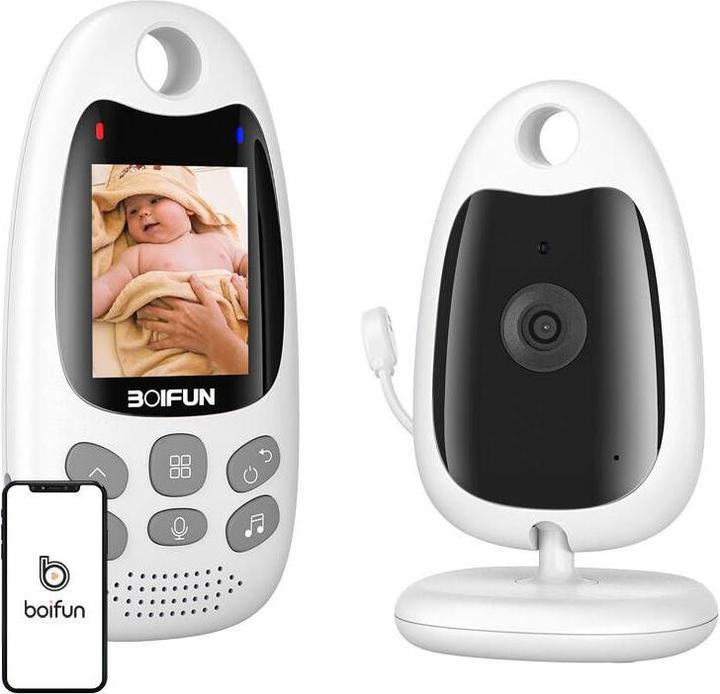 Image du produit Boifun VB610 nounou électronique tournante avec détecteur de sons (Babyphone avec caméra, 260 m)