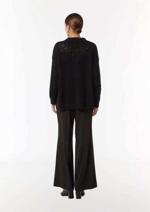 Produktbild Comma Strickpullover Strickpullover aus Alpakamix mit Schmuck-Detail (40)